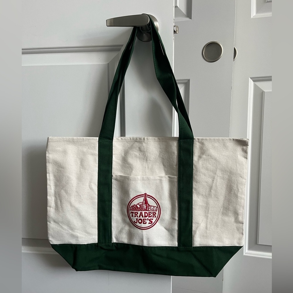 BRAND NEW WITH TAGS Trader Joe's Canvas Tote Bag